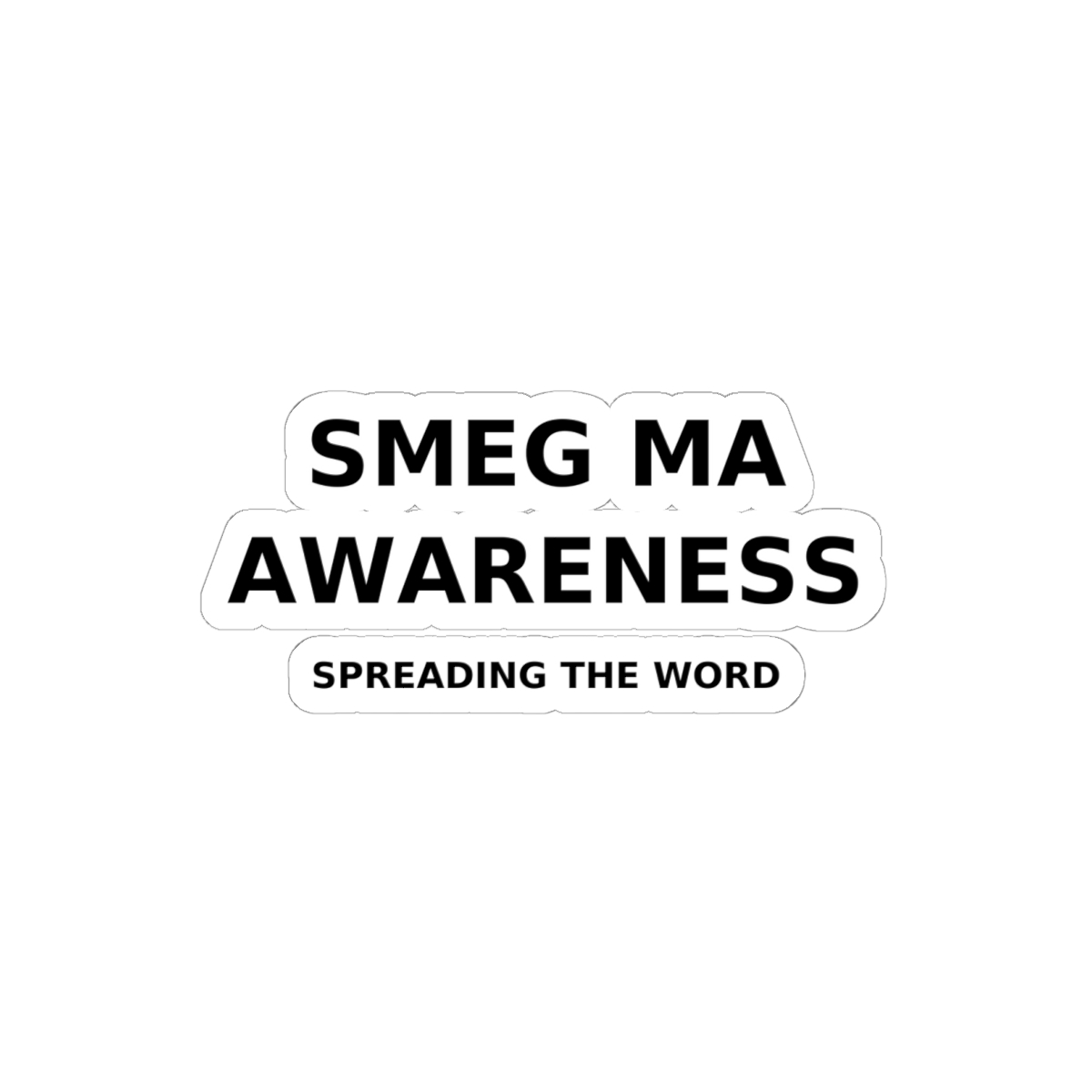 SMEG MA AWARENESS Sticker - Image 22