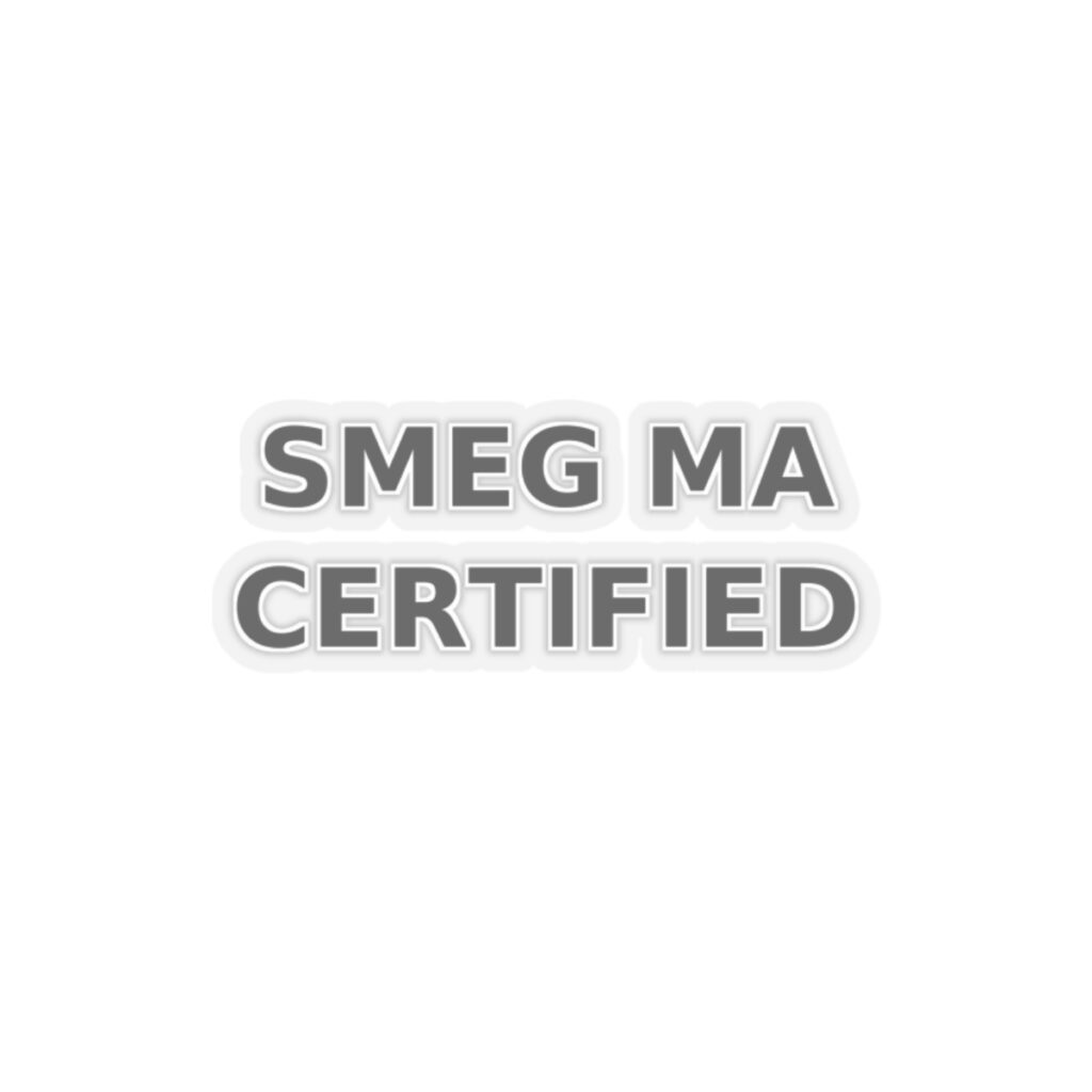 SMEG MA CERTIFIED Sticker