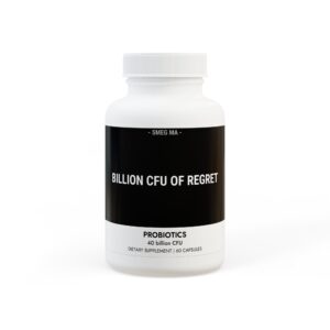 BILLION CFU OF REGRET Gut Flora Formula Edition