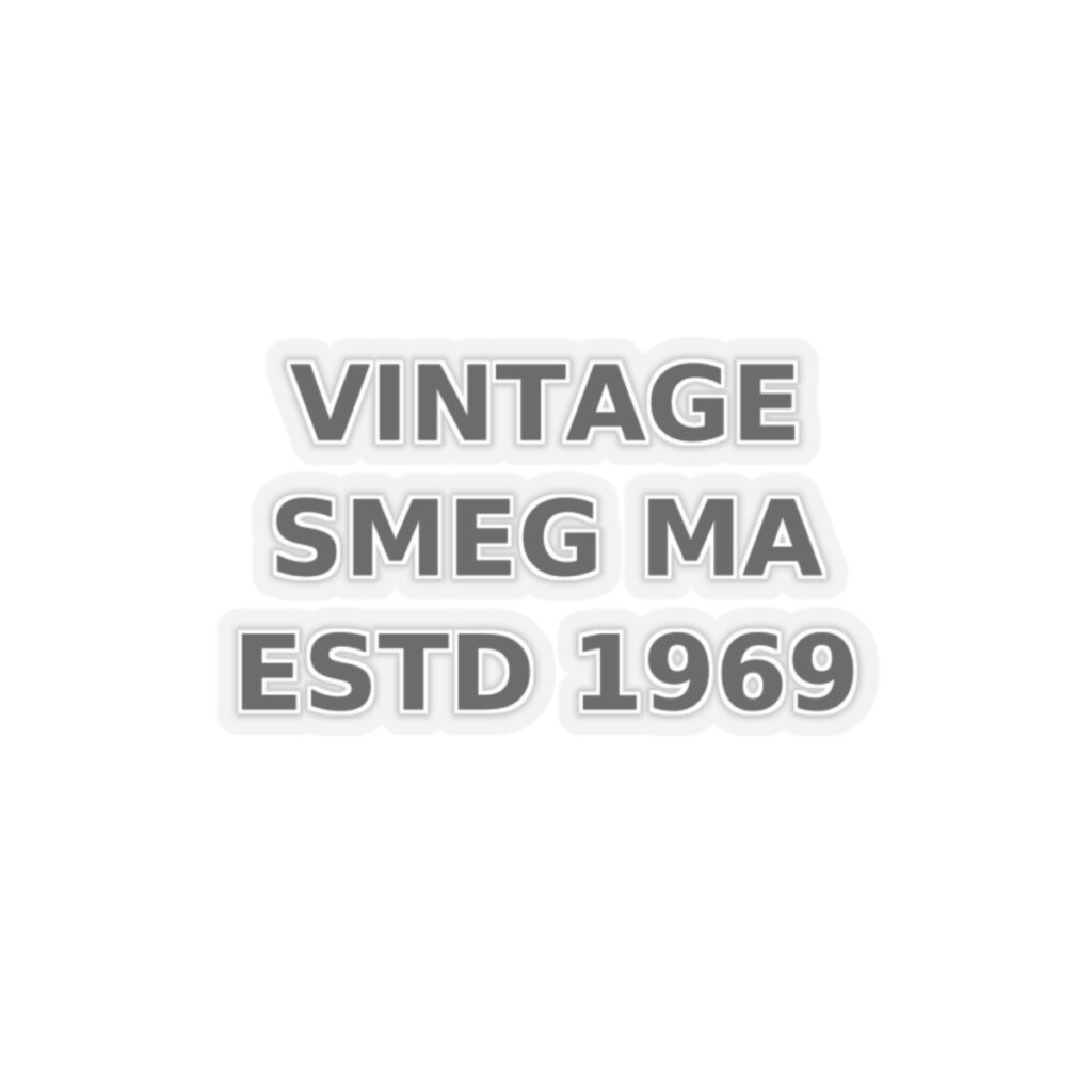 VINTAGE SMEG MA ESTD 1969 Sticker