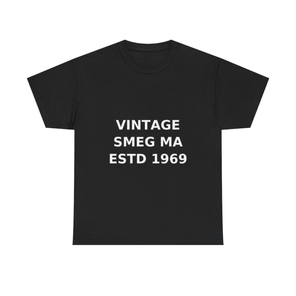 VINTAGE SMEG MA ESTD 1969 T-Shirt