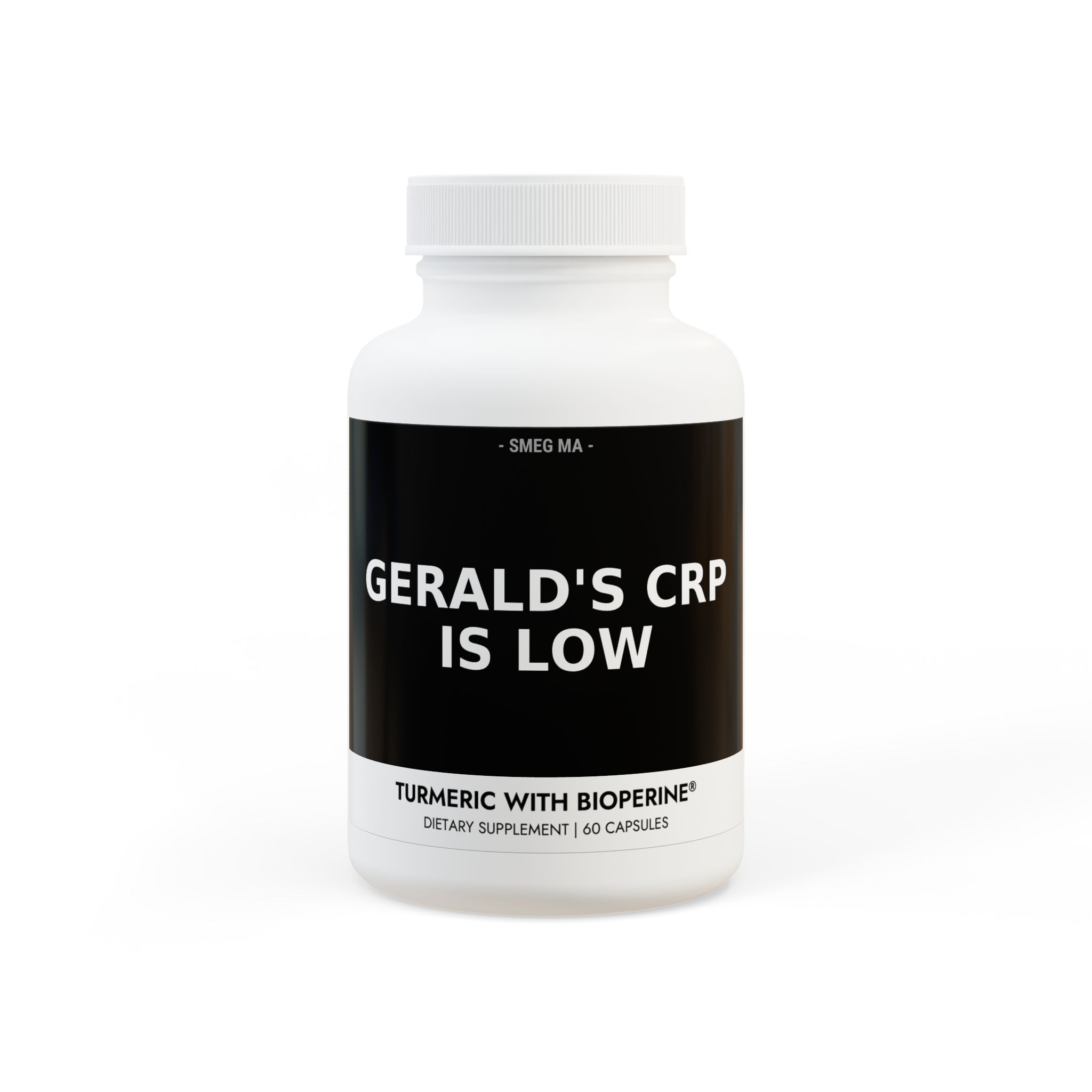 GERALD'S CRP IS LOW Inflammation Marker Reserve