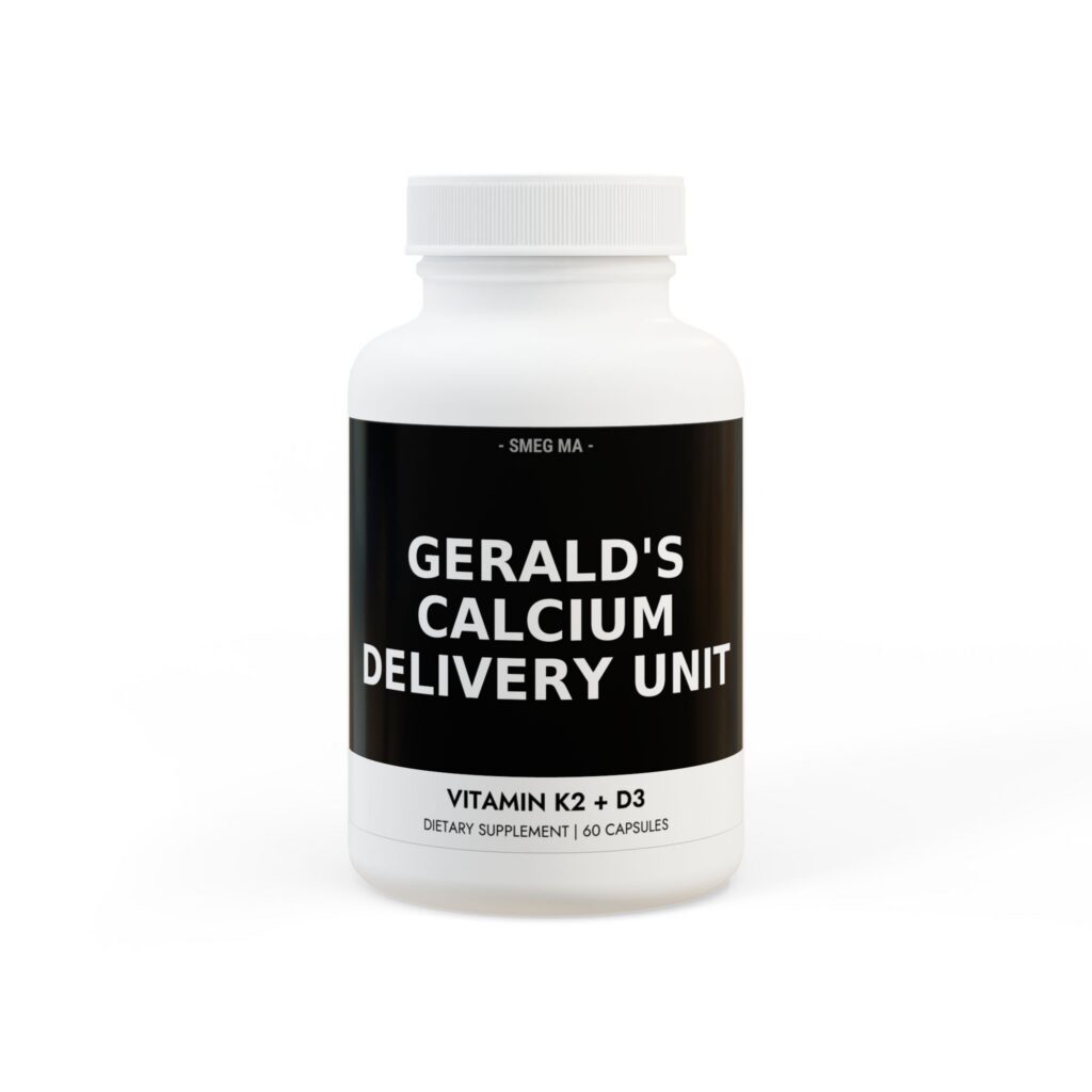 GERALD’S CALCIUM DELIVERY UNIT D3 + K2 Booster