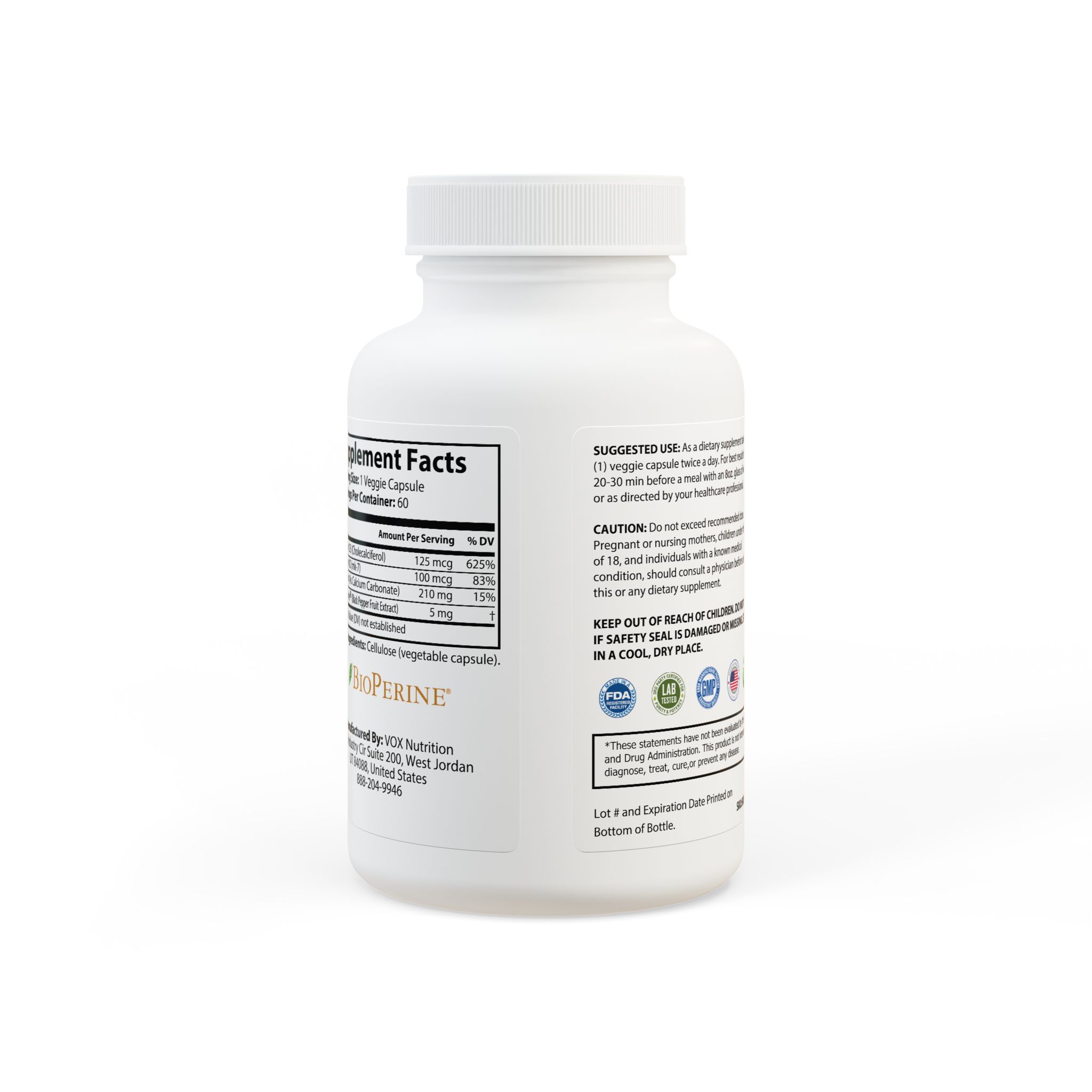 GERALD'S CALCIUM DELIVERY UNIT D3 + K2 Booster - Image 4