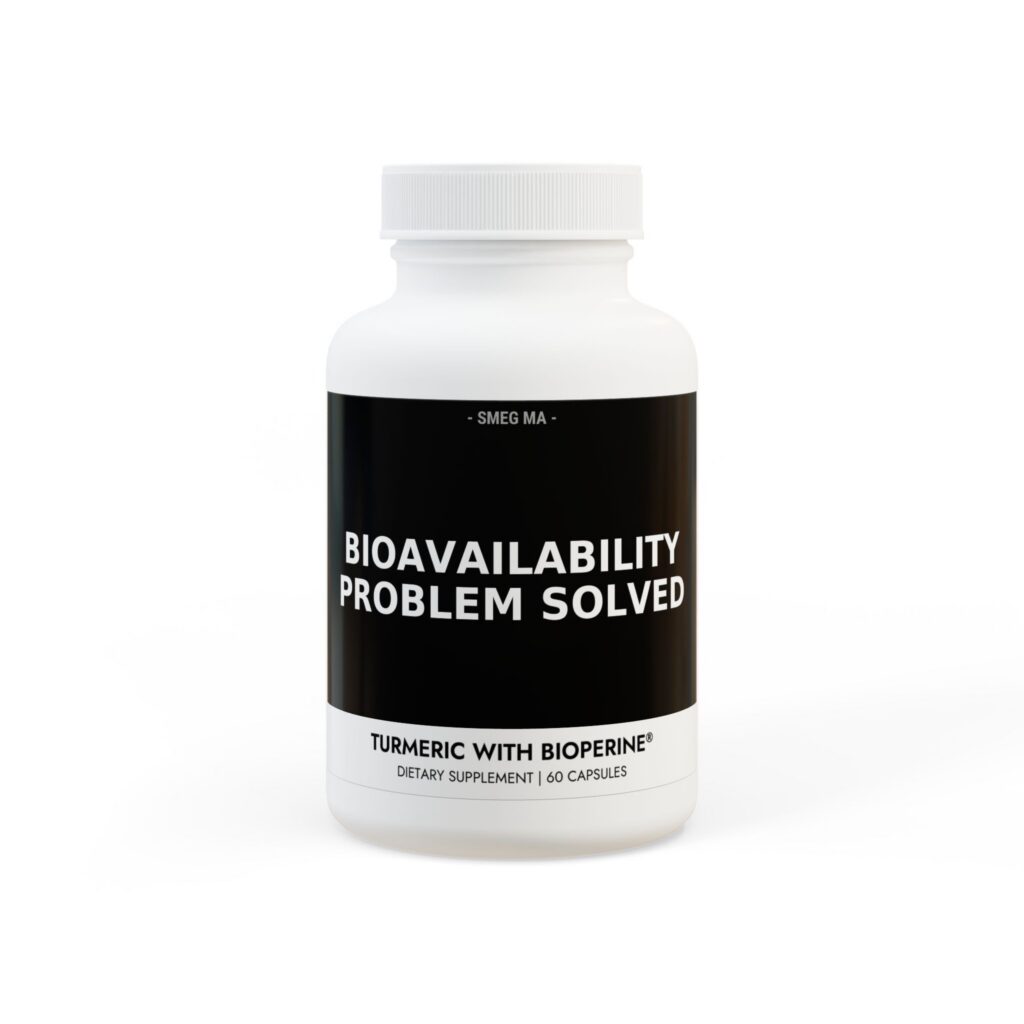 BIOAVAILABILITY PROBLEM SOLVED Curcumin + BioPerine Reserve