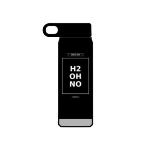 H2 OH NO Water Bottle