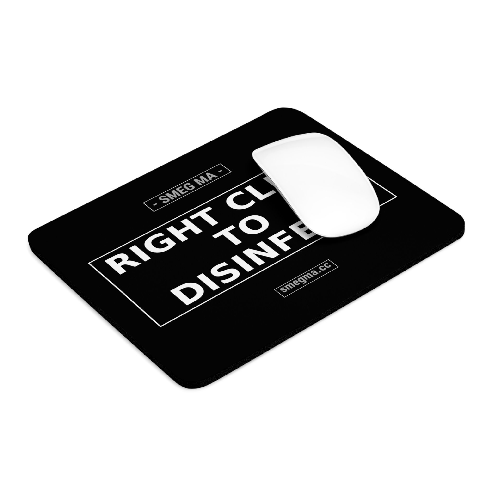 RIGHT CLICK TO DISINFECT Mouse Pad - Image 4