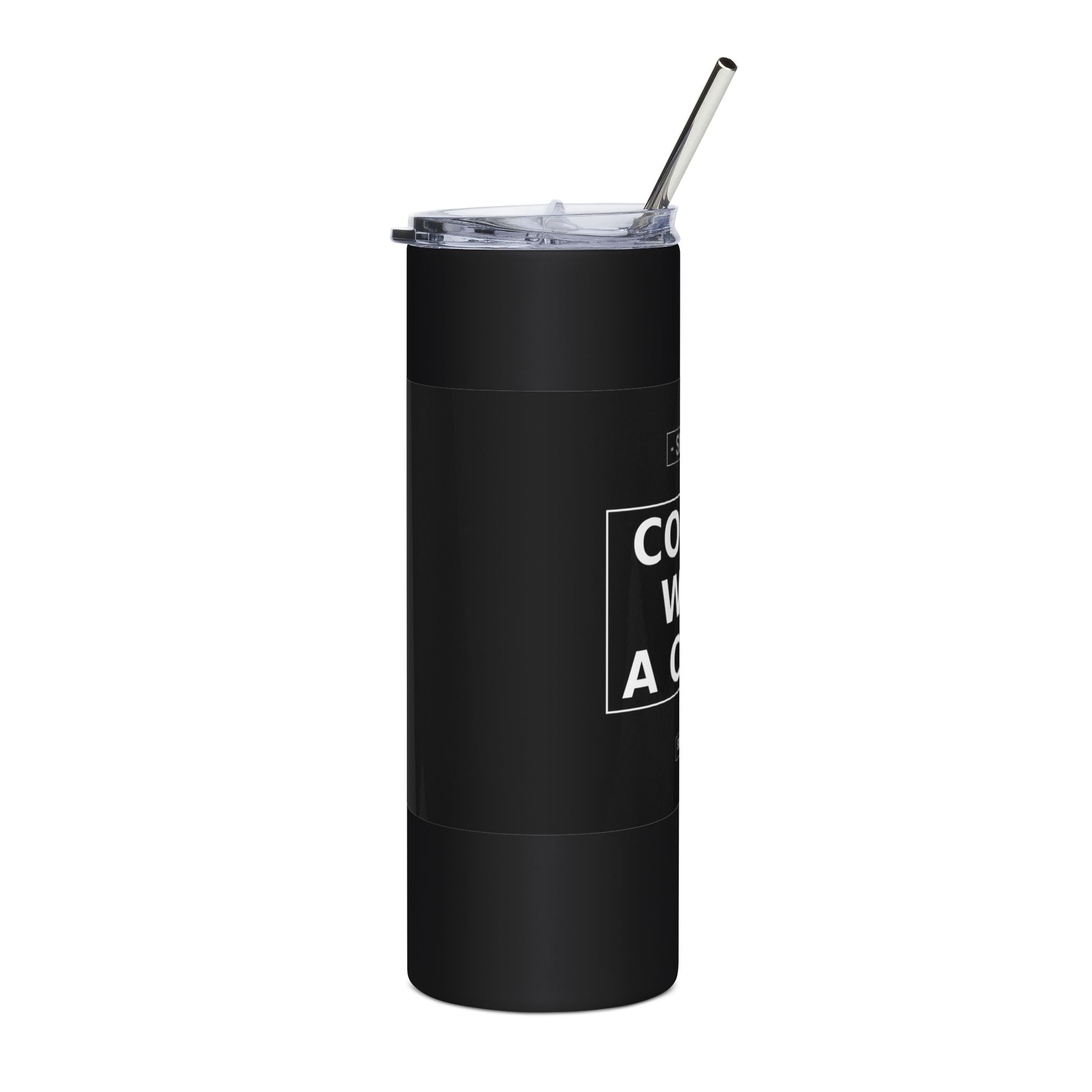 COFFEE WITH A CRIME Tumbler - Image 2