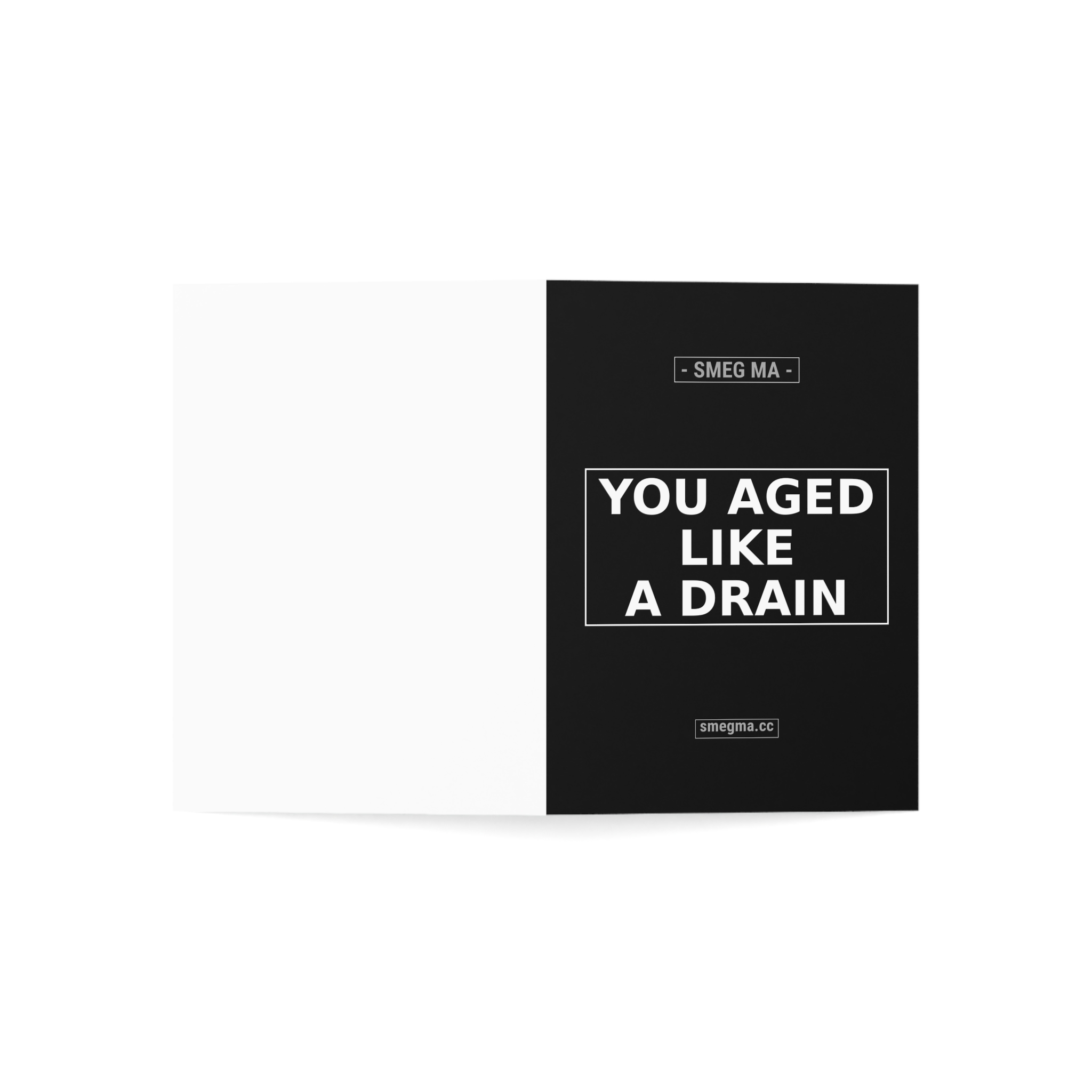 YOU AGED LIKE A DRAIN Greeting Card - Image 3