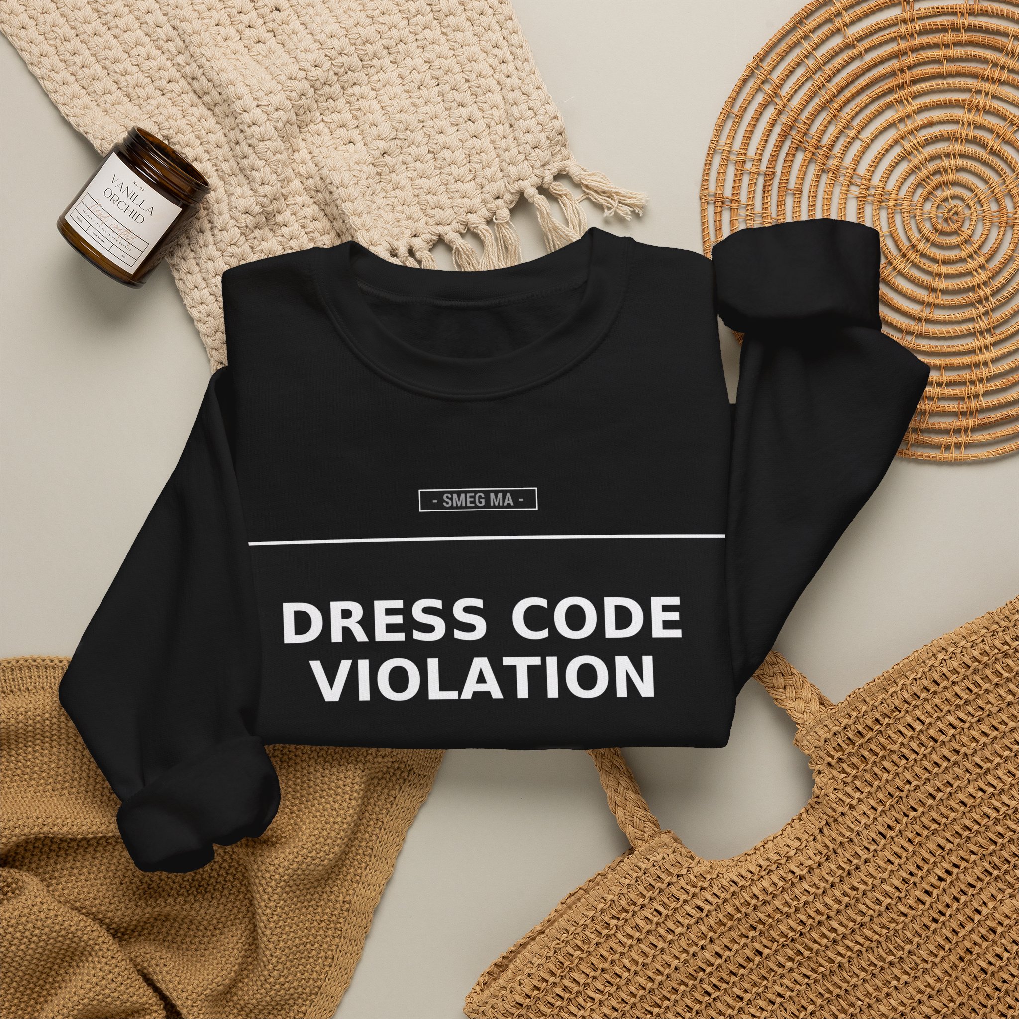 DRESS CODE VIOLATION Crewneck Sweatshirt - Image 4