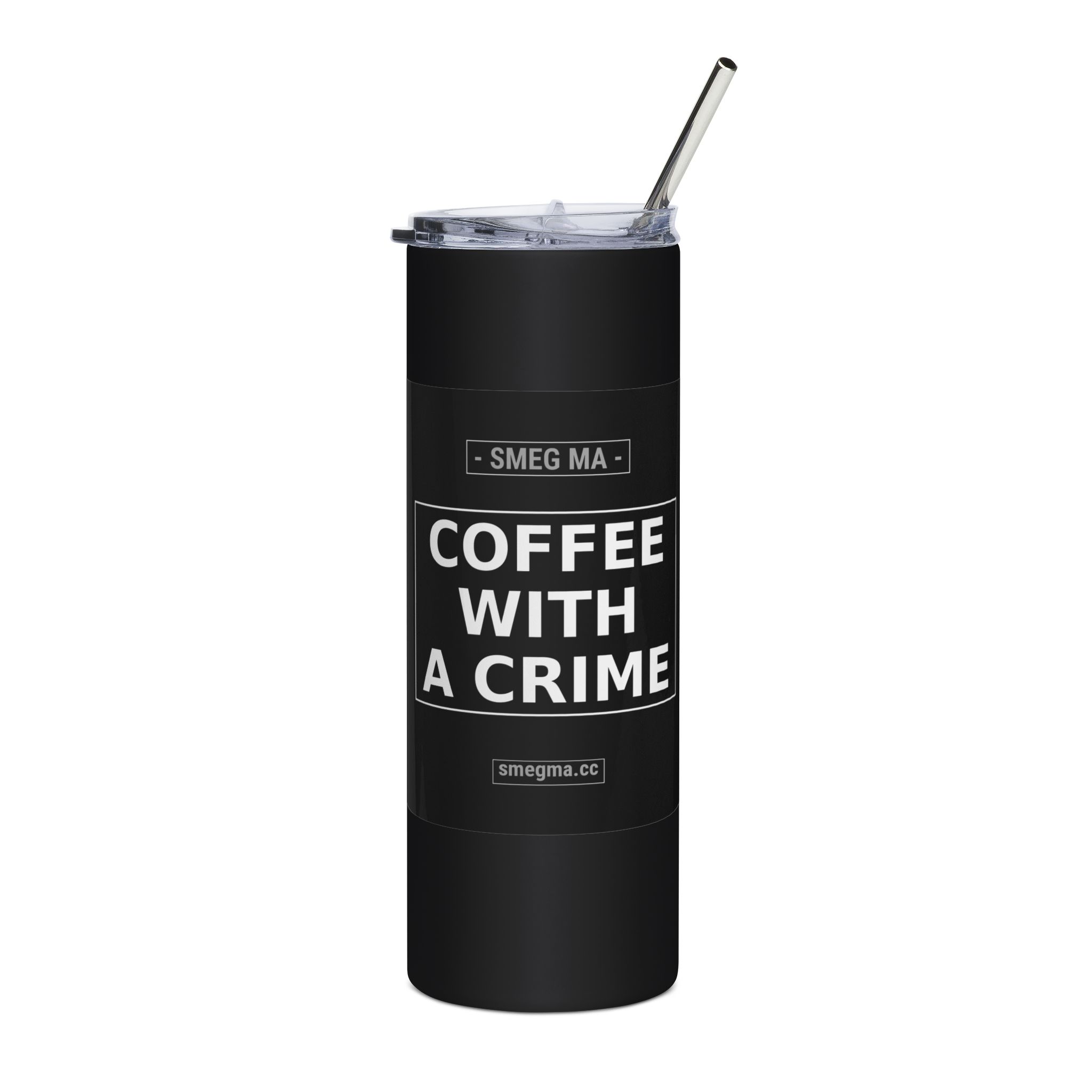 COFFEE WITH A CRIME Tumbler