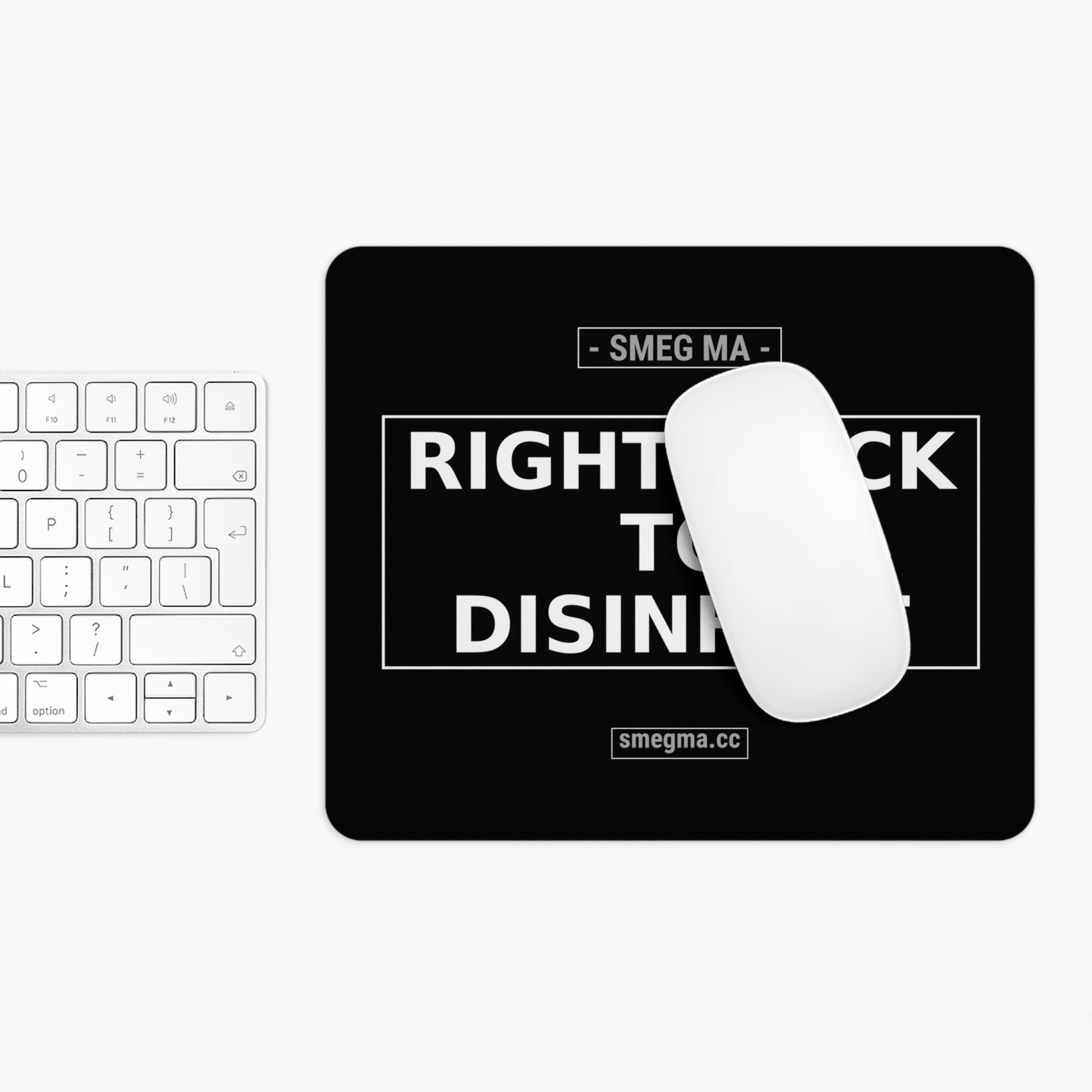 RIGHT CLICK TO DISINFECT Mouse Pad - Image 3