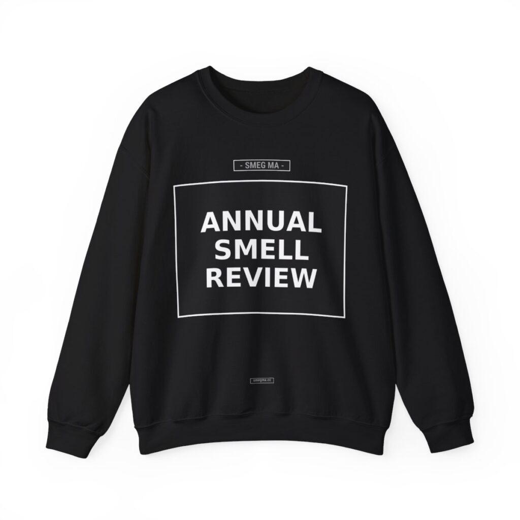 ANNUAL SMELL REVIEW Crewneck Sweatshirt