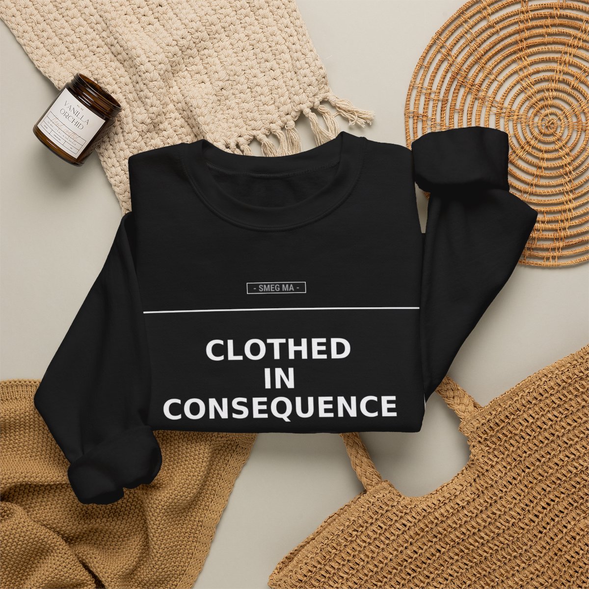 CLOTHED IN CONSEQUENCE Crewneck Sweatshirt - Image 4