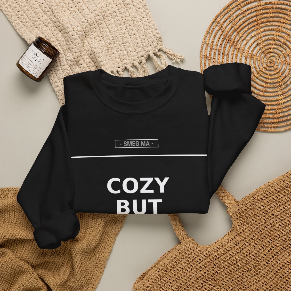 COZY BUT NOT SAFE Crewneck Sweatshirt - Image 4
